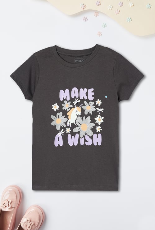 Girls Graphic Printed T-shirt