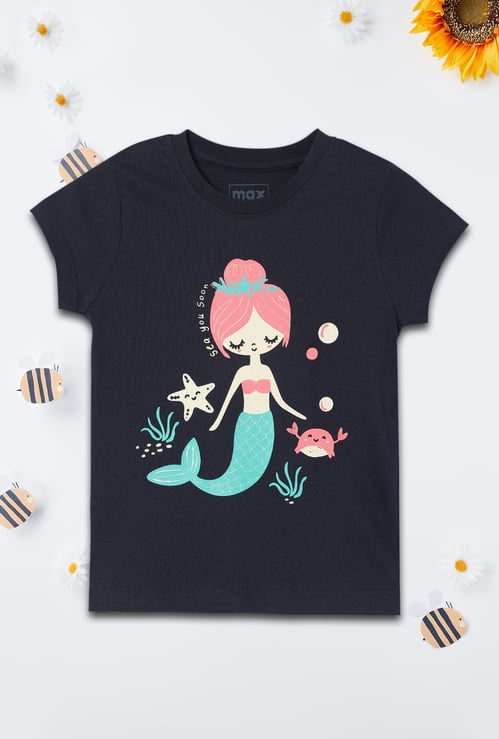 Girls Graphic Printed T-shirt