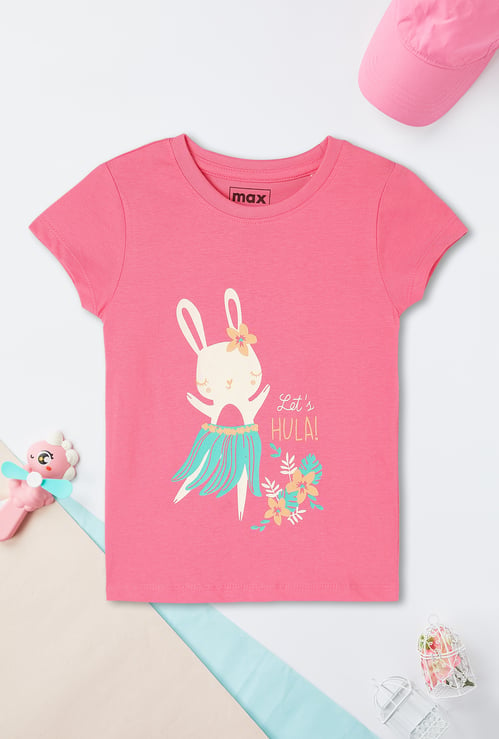 Girls Graphic Printed T-shirt