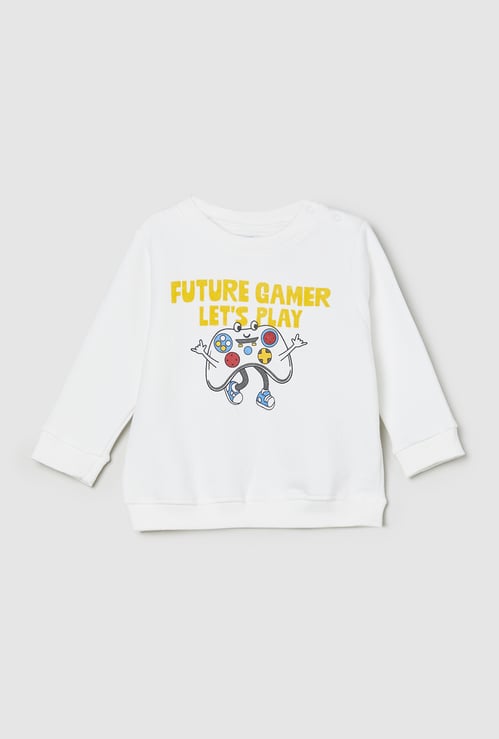 Boys Graphic Printed Sweatshirt