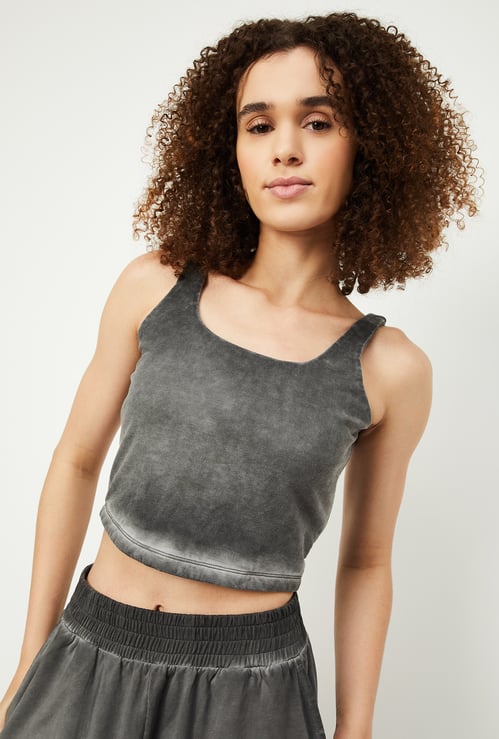 Women Solid Tank Top