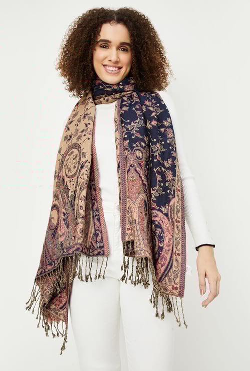 Women Woven Reversible Shawl