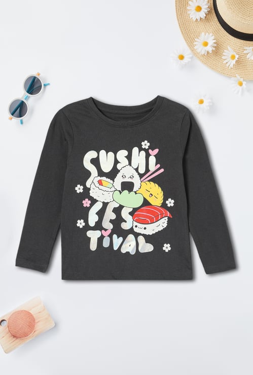 Girls Graphic Printed T-shirt