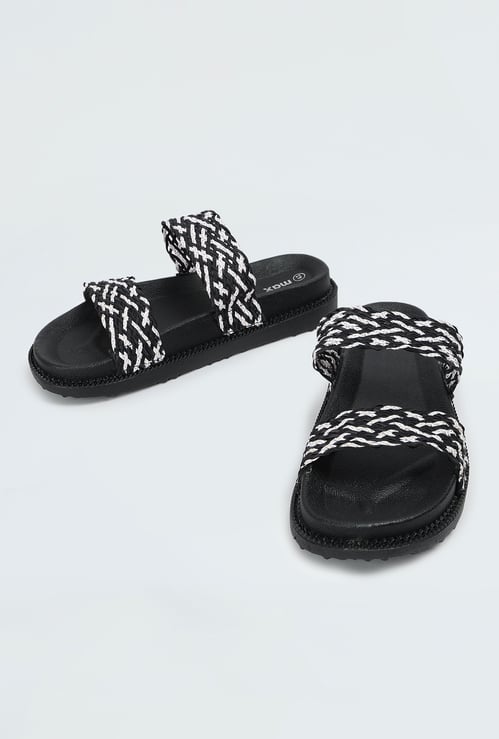 Women Braided Straps Wash & Wear Sandals