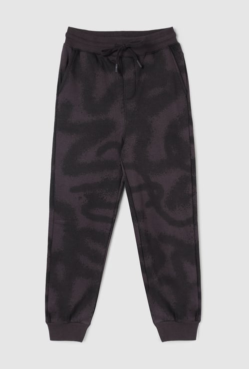 Boys Printed Fleece Joggers