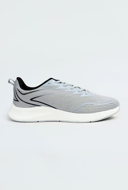 Men Printed Knit Sports Shoes