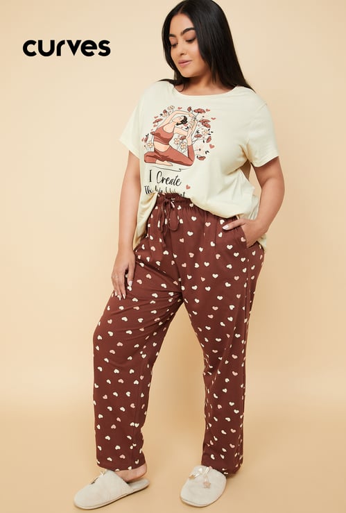 Women Printed PJ Set