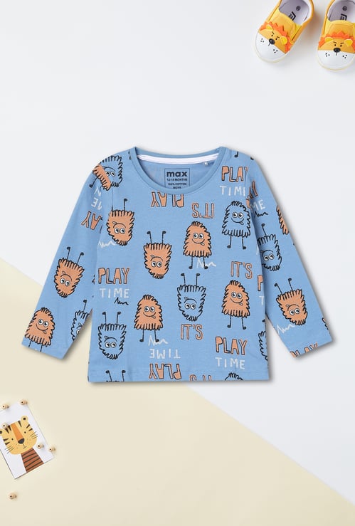 Boys Printed Full Sleeve T-shirt