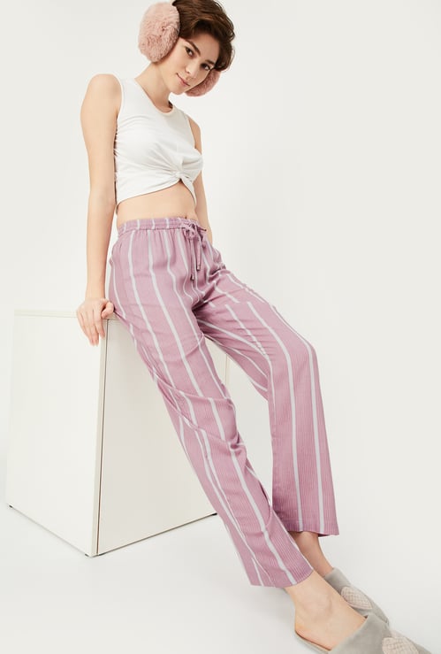 Women Striped Pyjamas