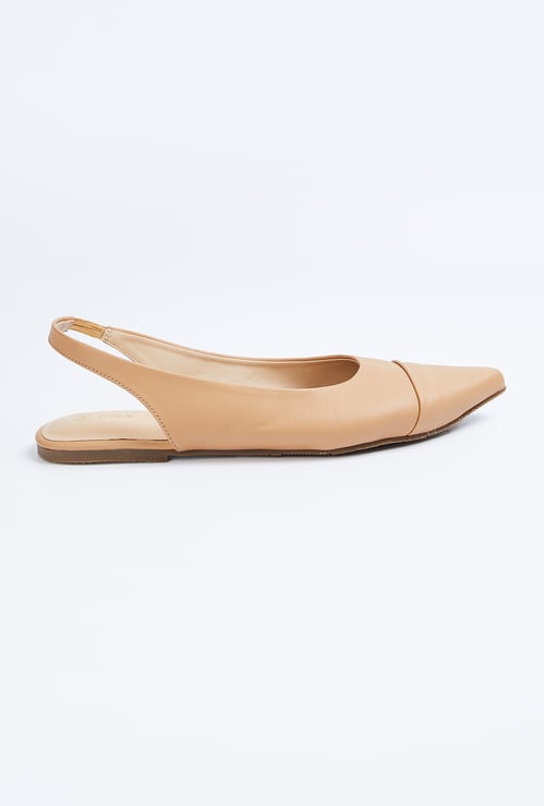 Women Textured Ballerinas