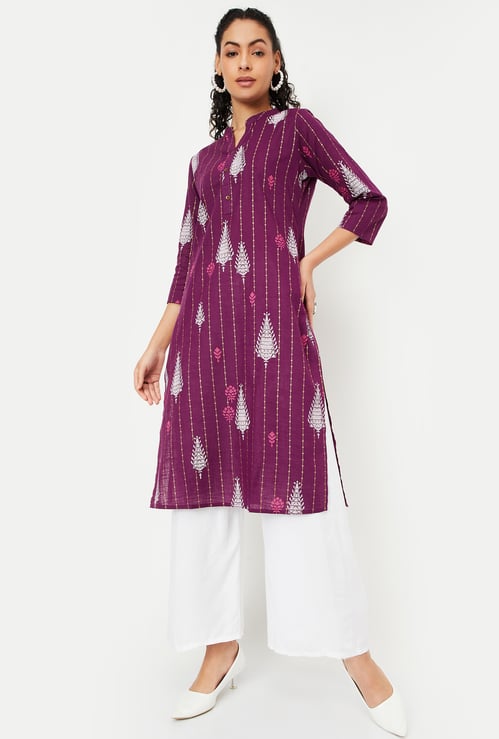 Women Printed Straight Kurta