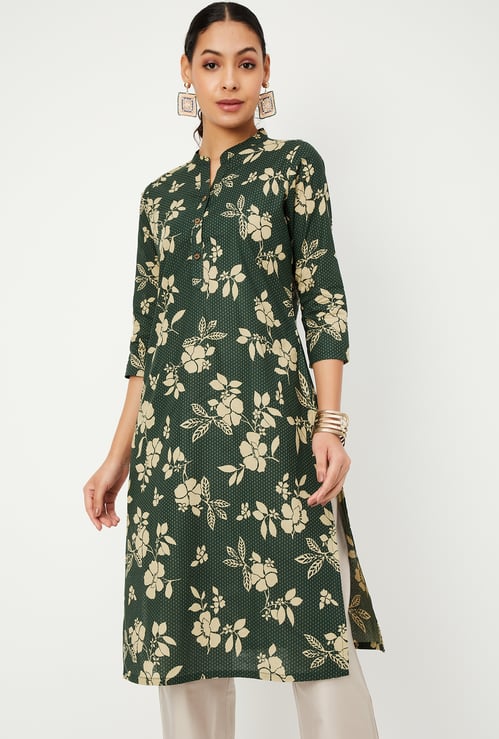 Women Printed Straight Kurta