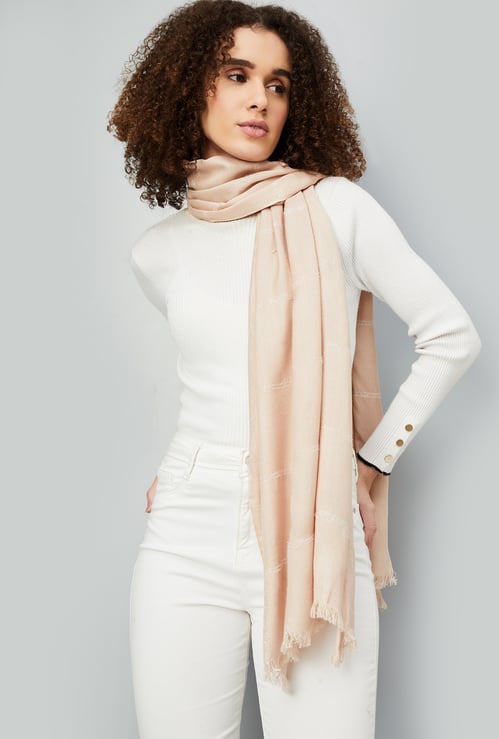 Women Checked Scarf
