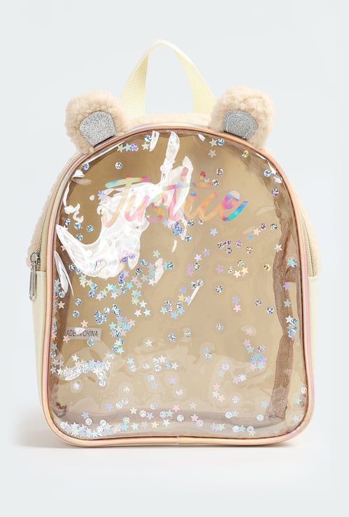 Kids Metallic Print Backpack