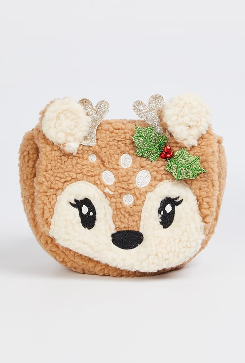 Girls Applique Sling Bag