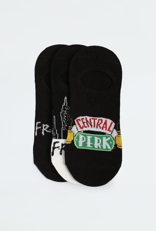 Women Patterned No Show Socks - Pack of 3