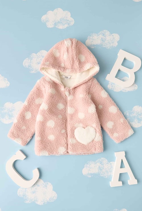 Girls Teddy Hooded Jacket