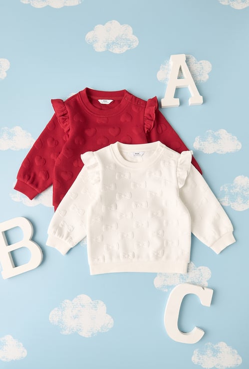 Girls Quilted Sweatshirt - Pack of 2