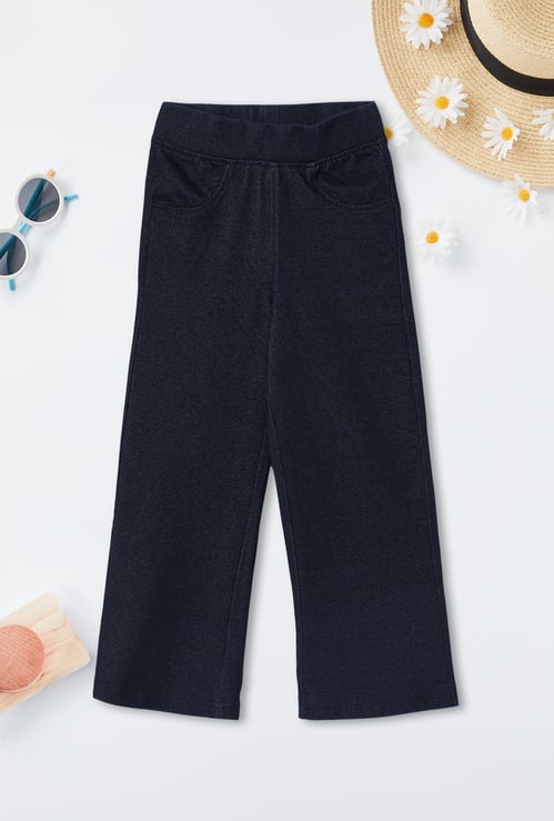 Girls Solid Slim Fit Jeans