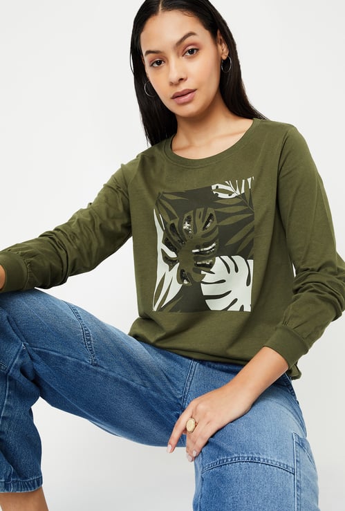 Women Graphic Printed T-shirt