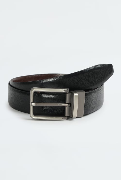 Men Textured Formal Belt