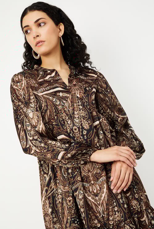 Women Printed A-line Dress