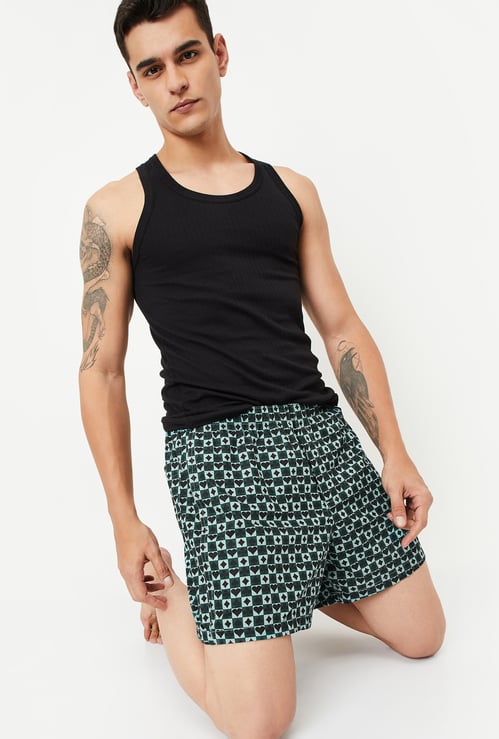 Men Printed Boxers
