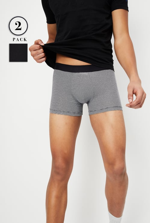 Men Assorted Trunks - Pack of 2