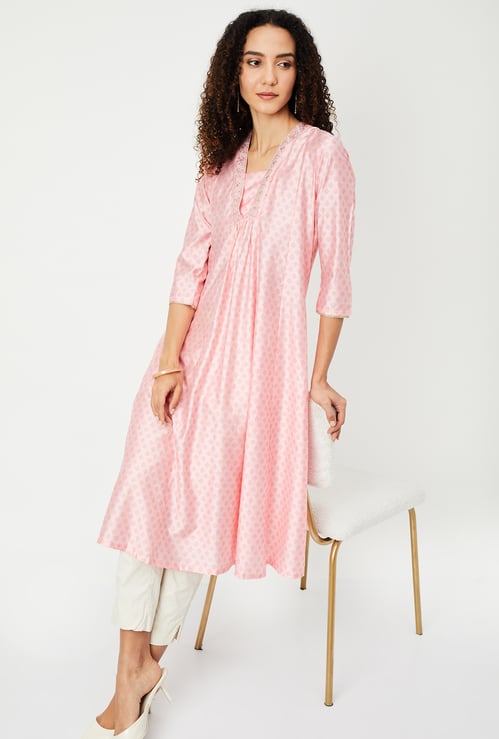 Women Printed A-line Kurta