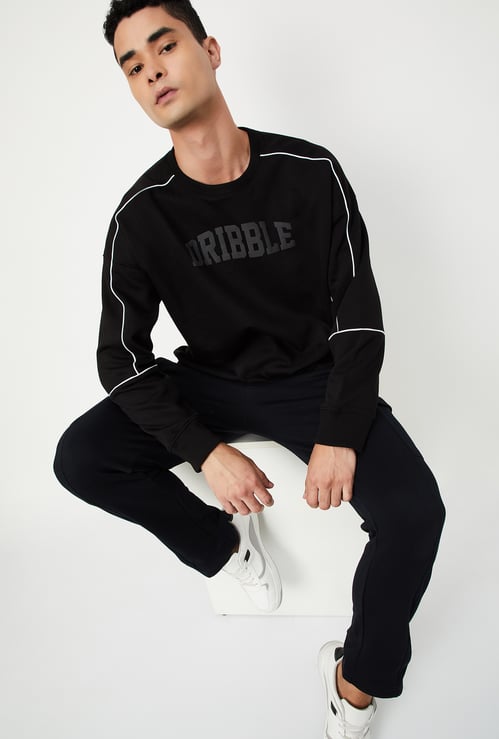 Men Printed Athleisure Sweatshirt