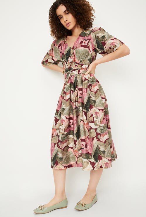 Kalki x Max Women Printed Fit & Flare Dress