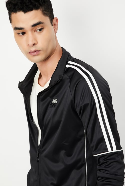 Men Striped Athleisure Sweatshirt