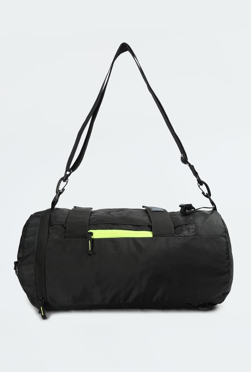 Men Solid Gym Bag