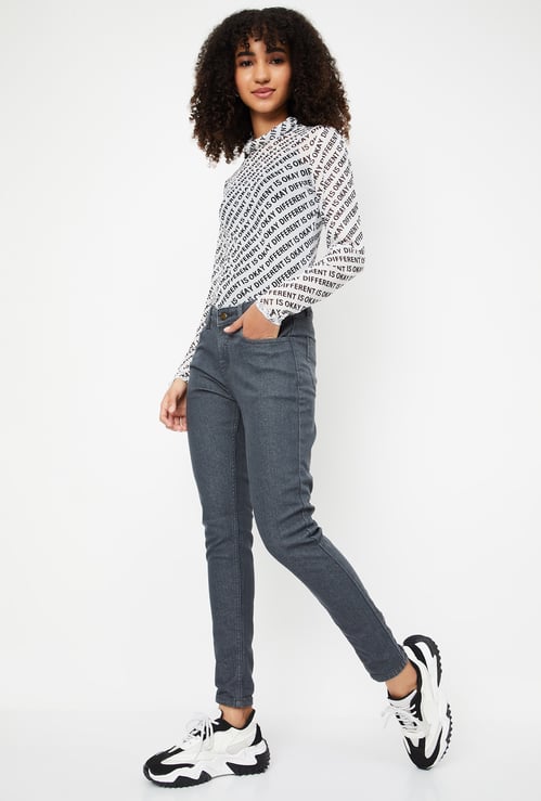 Women Washed Skinny Fit Jeans