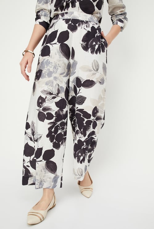 Kalki x Max Women Printed Flared Trousers