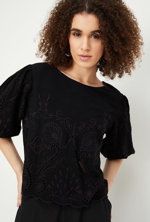 Kalki x Max Women Schiffli Top