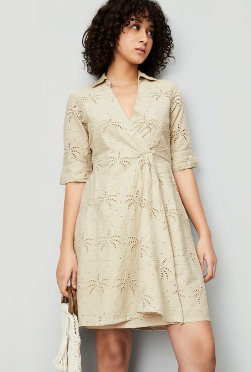Kalki x Max Women Schiffili Wrap Dress