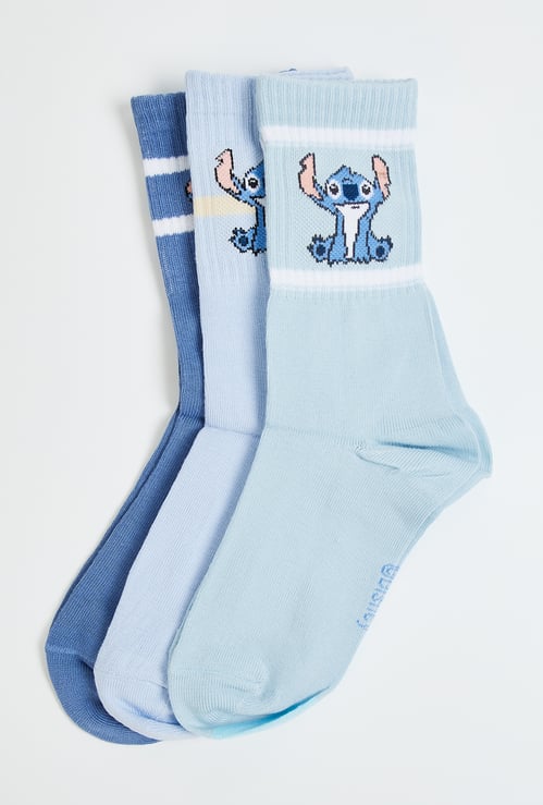 Girls Patterned Ankle-length Socks - Pack of 3