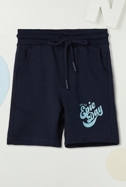 Boys Printed Knit Shorts