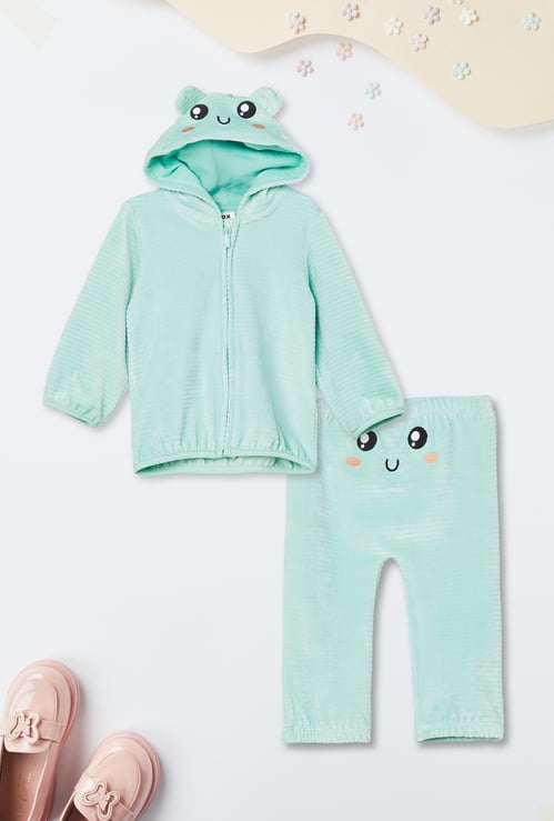 Girls Applique Joggers Set