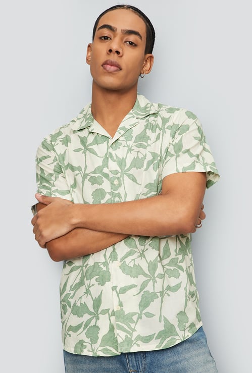 Men Printed Slim Fit Short Kurta