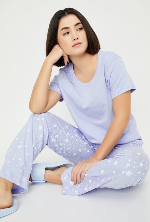 Women Printed PJ Set