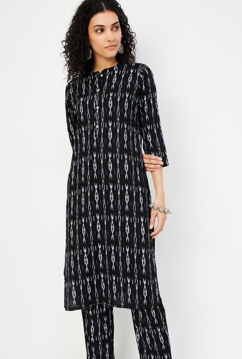 Women Printed Straight Kurta Set