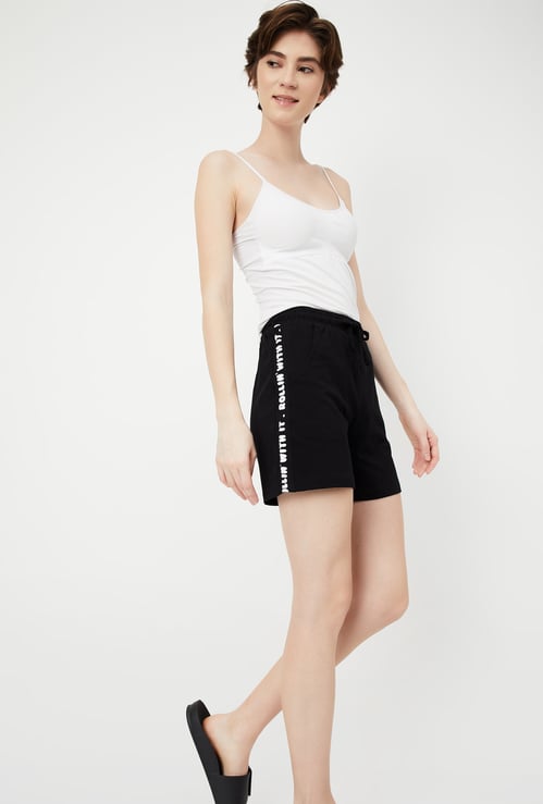 Women Printed Knit Shorts
