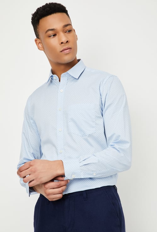 Men Printed Slim Fit Shirt