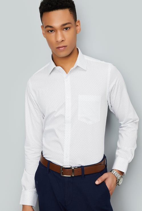 Men Printed Slim Fit Shirt