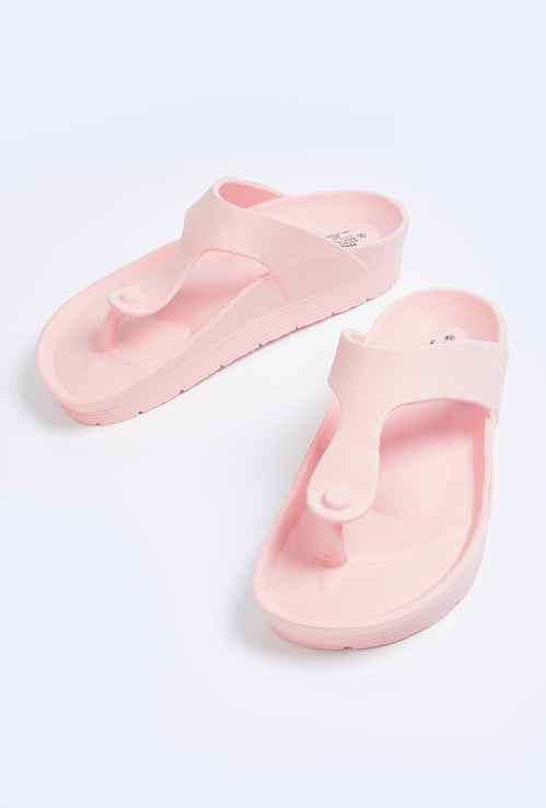 Women T-strap Flip Flops