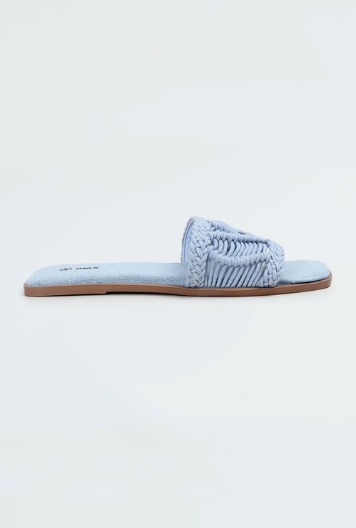 Women Macrame Knit Flats