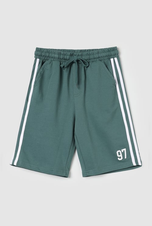 Boys Side Striped Shorts