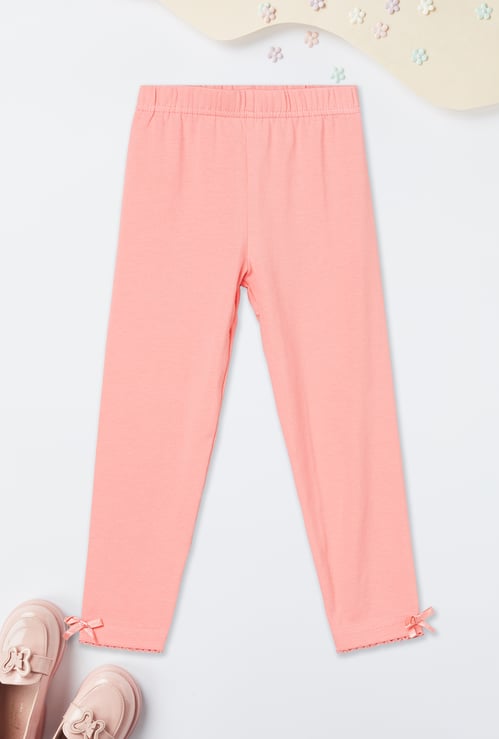 Girls Solid Leggings
